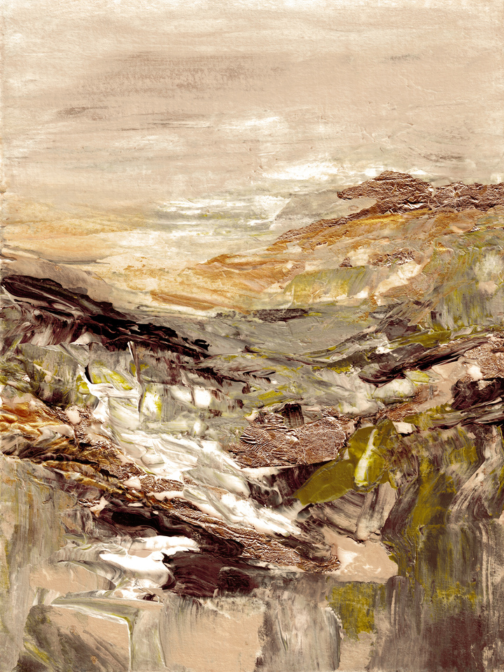 UPHILL JOURNEY 1 DESERT VIBES - ABSTRACT LANDSCAPE