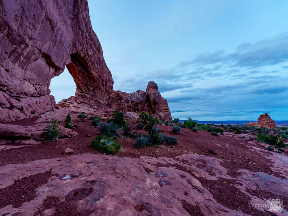 Blue Hour At South Window Arch