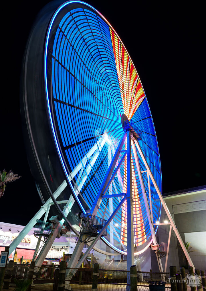 Spinning Ferris Wheel Orange Beach