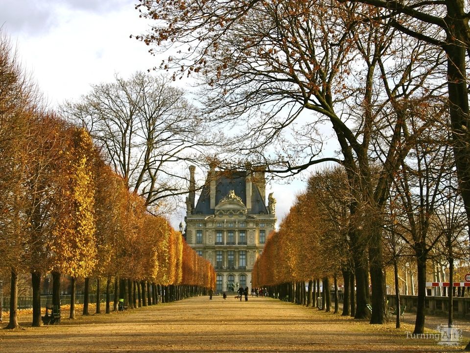 Louvre in Fall