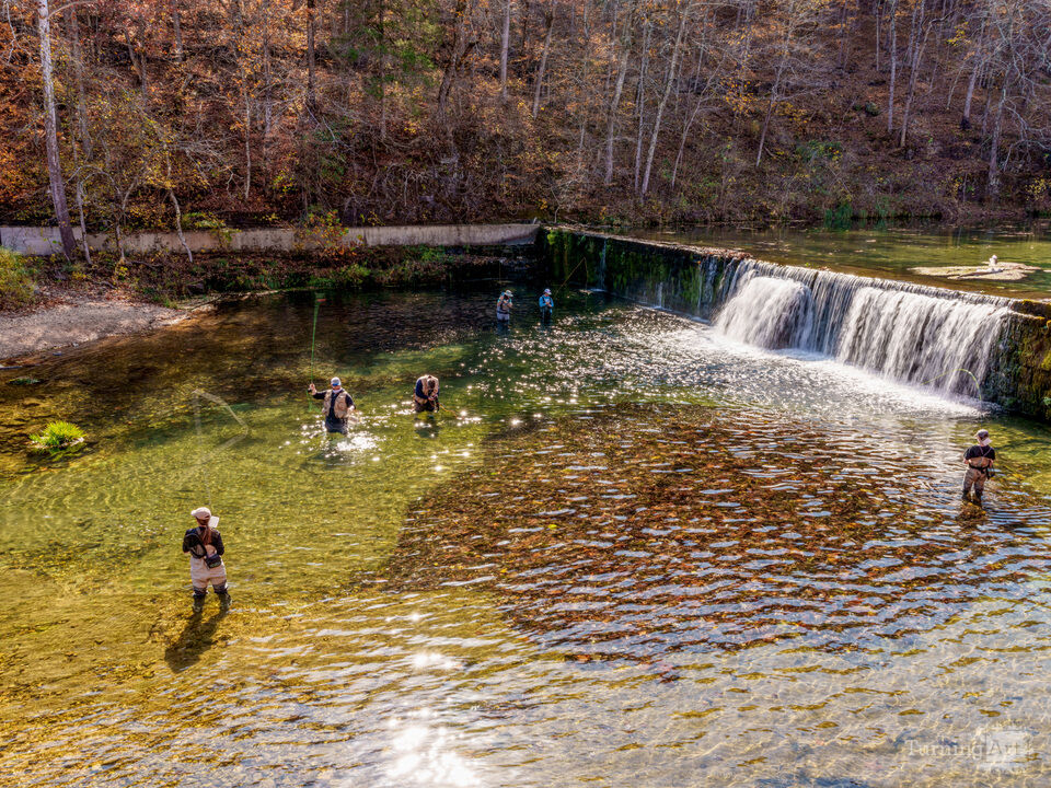 Fly Fishing By Rockbridge Dam