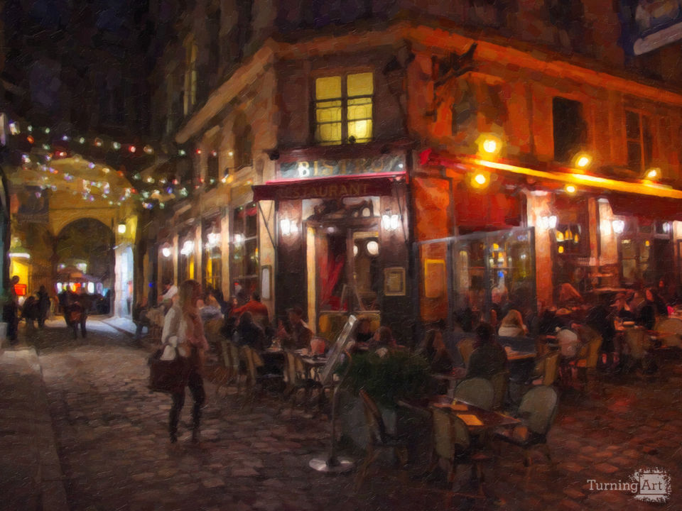 Le Bistro - Painting