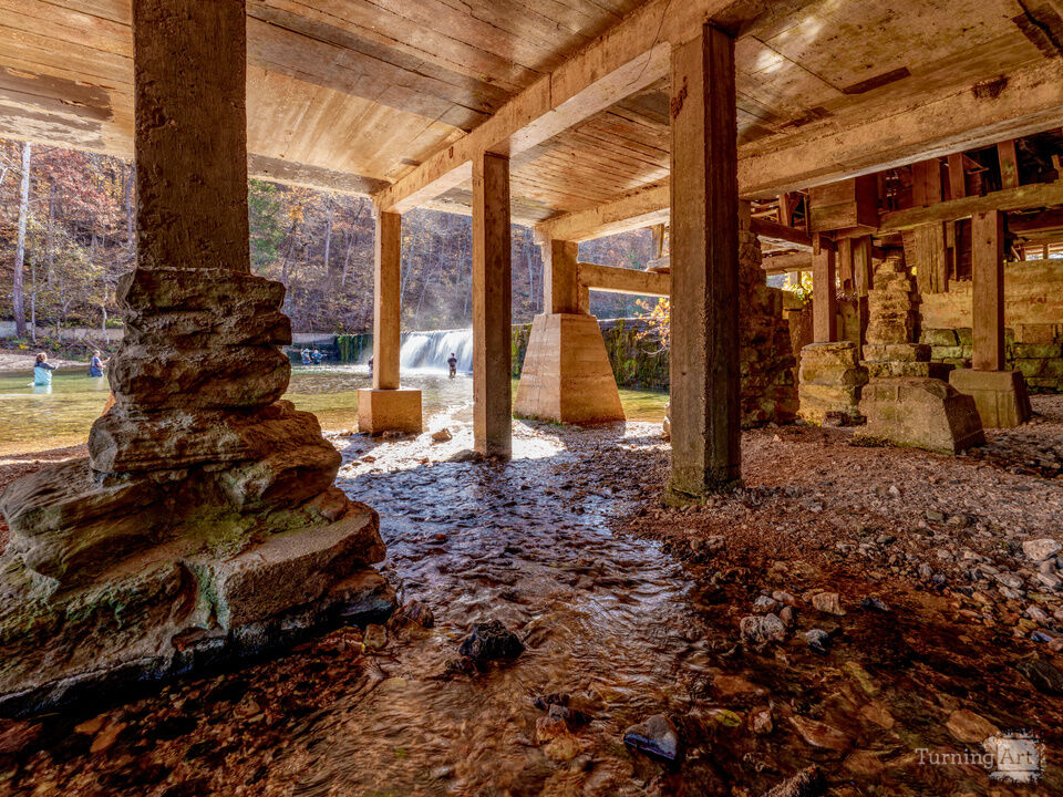 Underneath Rockbridge Mill