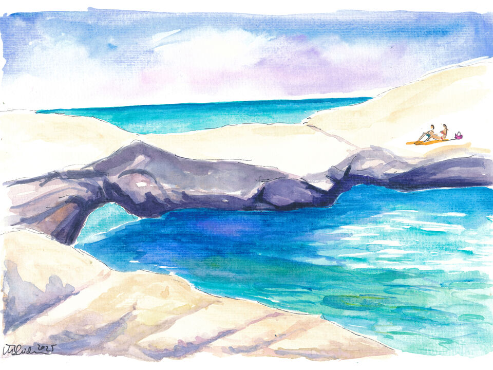 Dreamy Sarakiniko Beach Milos White Rocks Escape