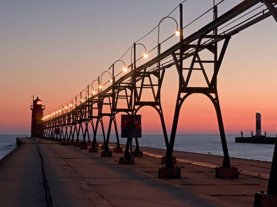 Evening Glow 1, Lake Michigan