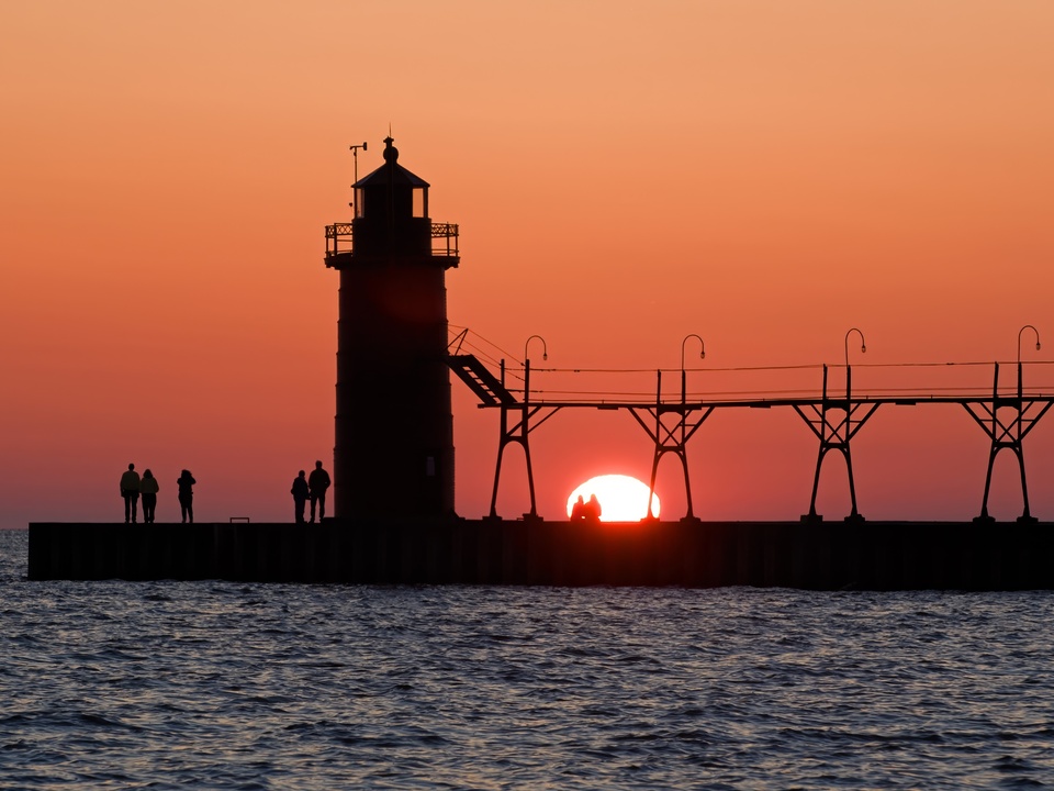Evening Glow 2, Lake Michigan