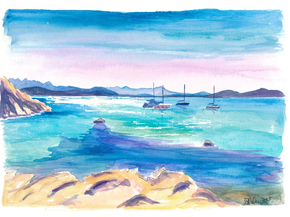 Beach Stop at La Maddalena Cala Corsara