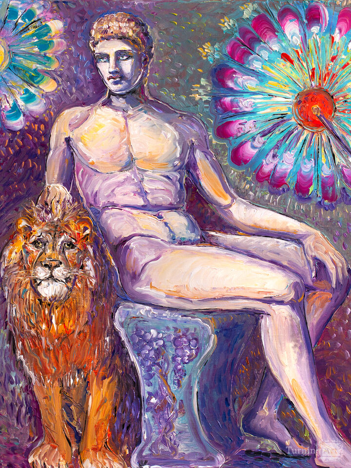 Dionysus and the Lion