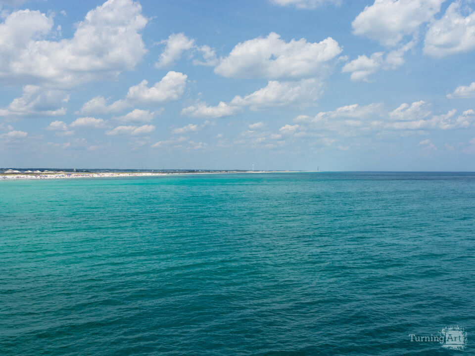 Emerald Waters From Navarre Beach Pier