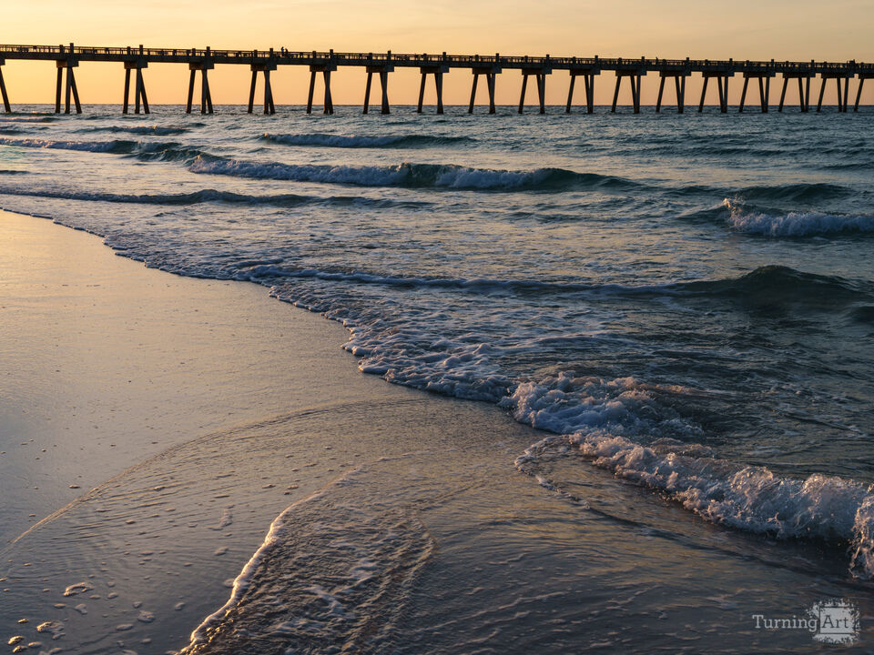 Waves Ashore Pensacola Gold Morning