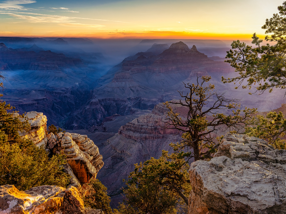 Dawn at the Grand Canyon
