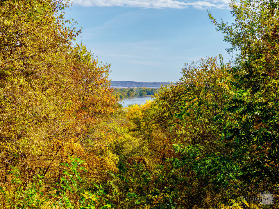 Missouri River View In Autumn
