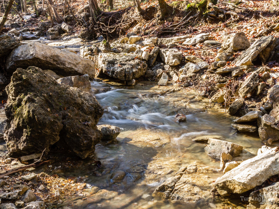 Rocky Ozarks Creek Cascades