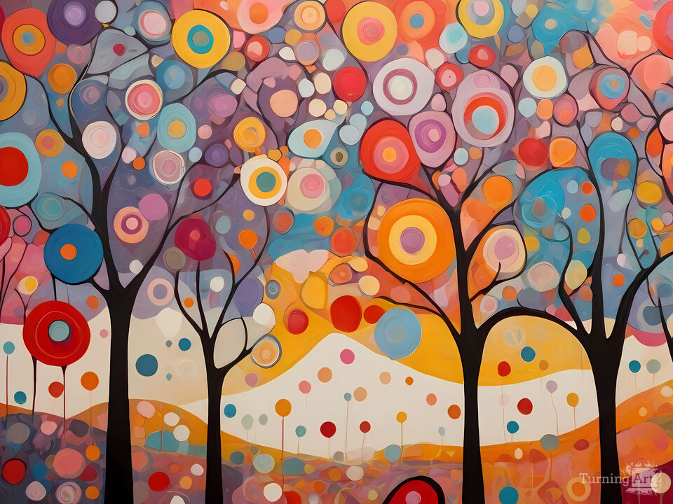 Colorful Forest Dreamscape 1