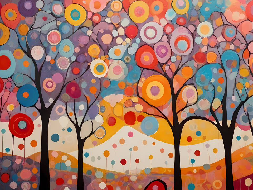 Colorful Forest Dreamscape 1