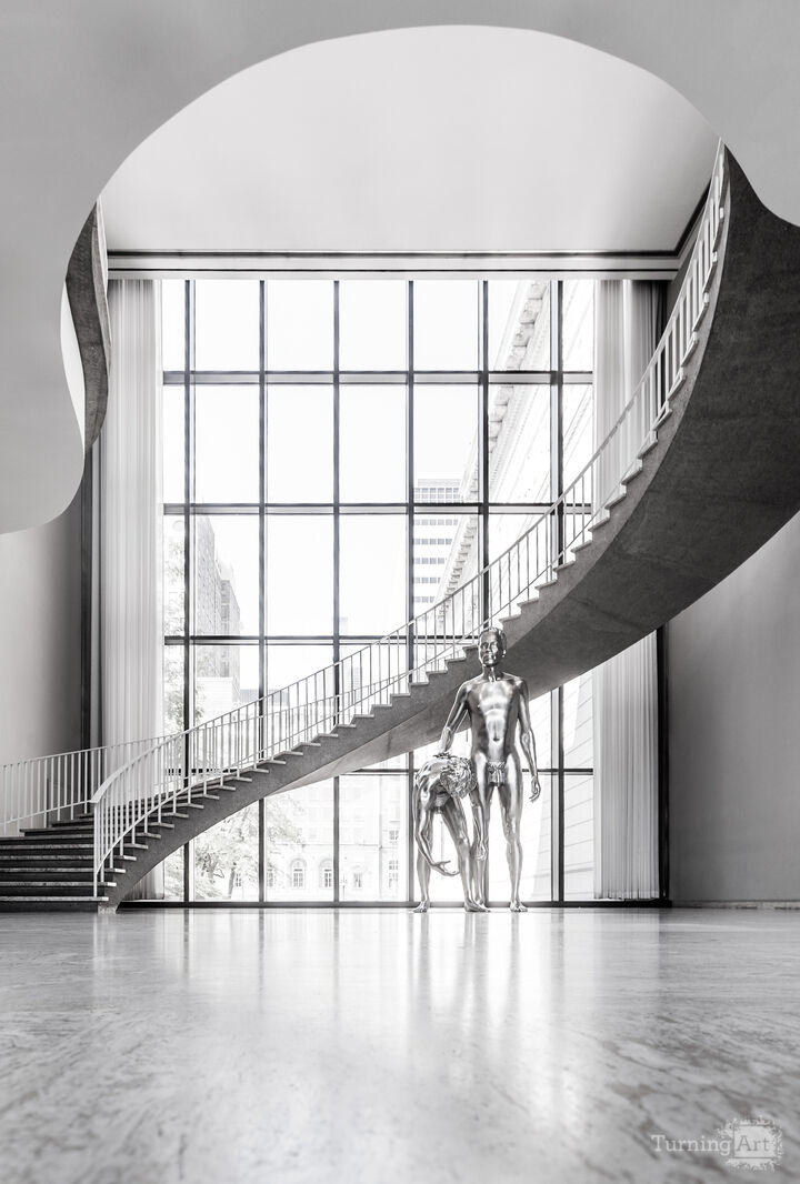 Helical Staircase Art Institute Chicago Sculpture