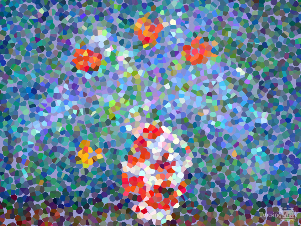 Yellow Butterfly and Tulips 