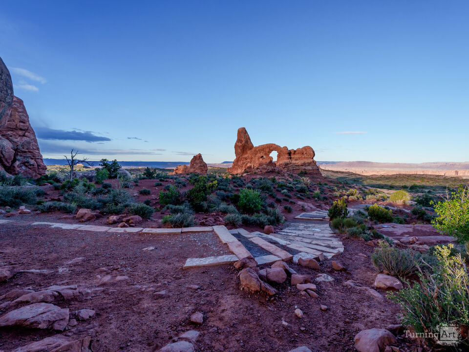 Steps To Turret Arch Arches National Park