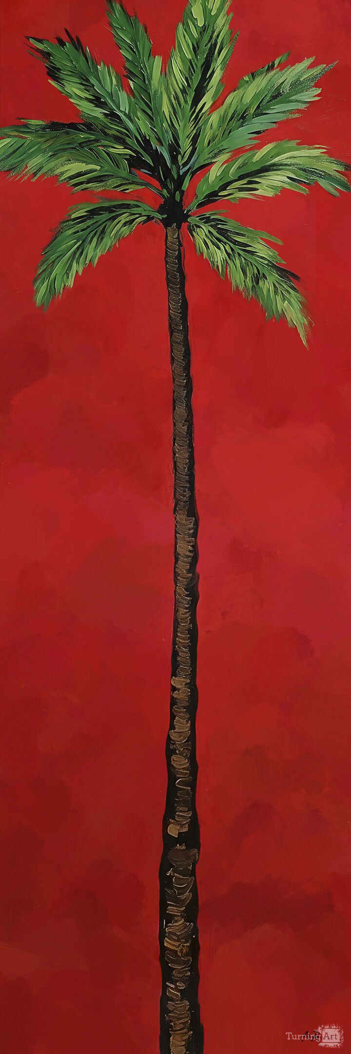 Palm Tree on Red 1 of 6