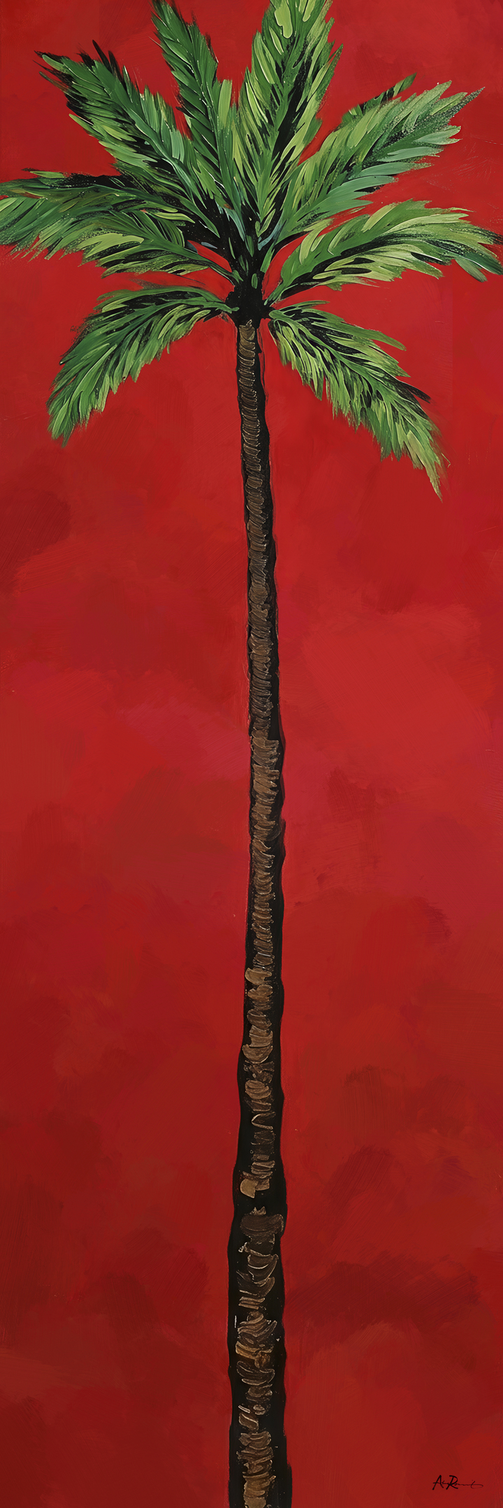 Palm Tree on Red 1 of 6