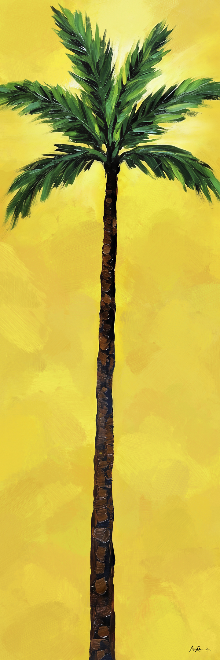 Palm Tree on Yellow 3 of 6