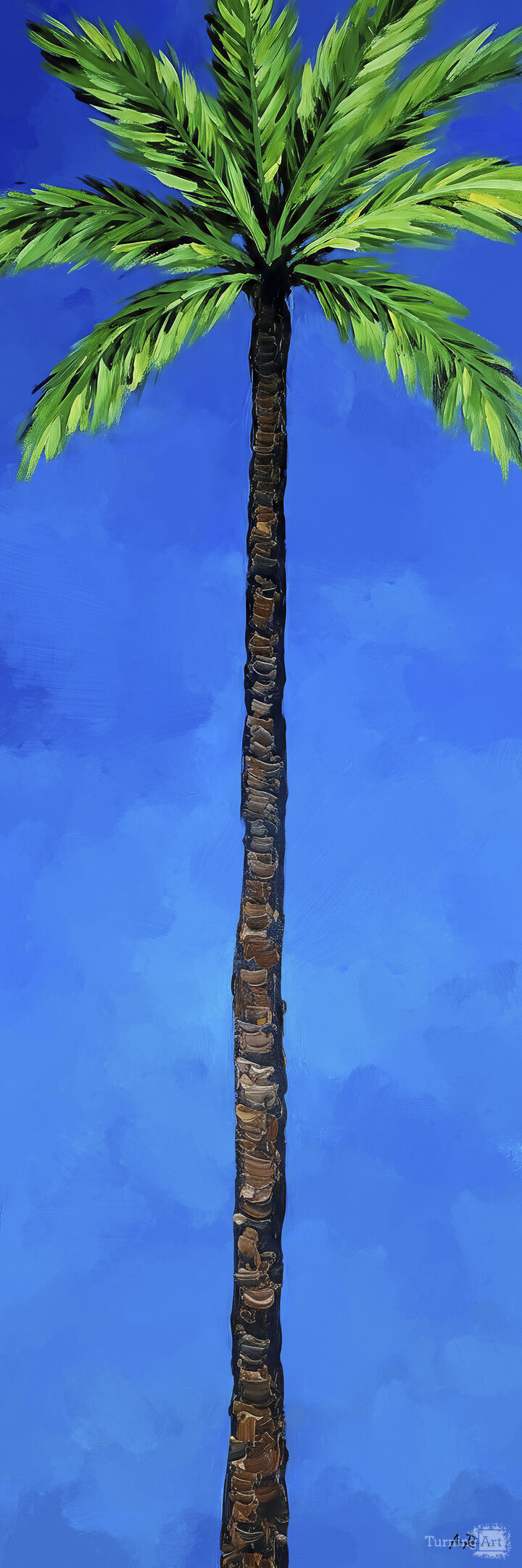 Palm Tree on Blue 5 of 6