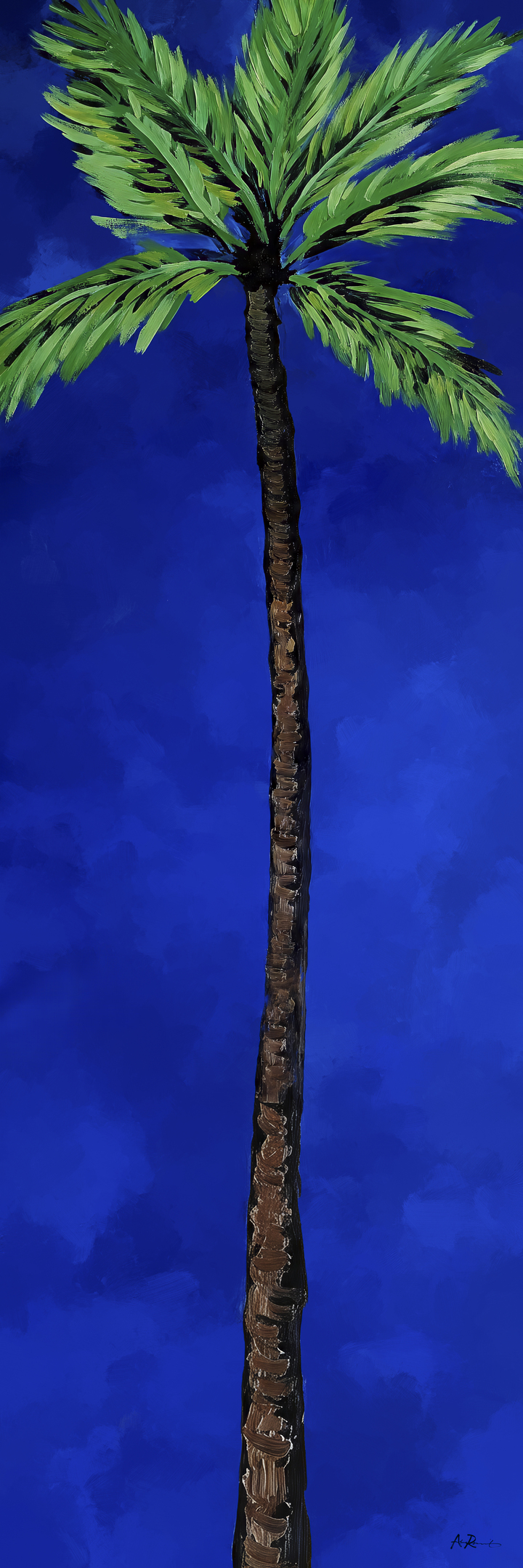 Palm Tree on Indigo 6 of 6