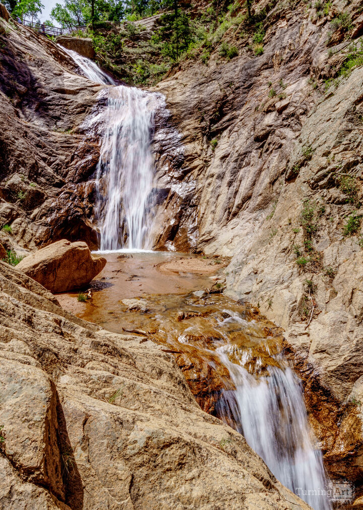 Three Waterfalls Of Seven Falls