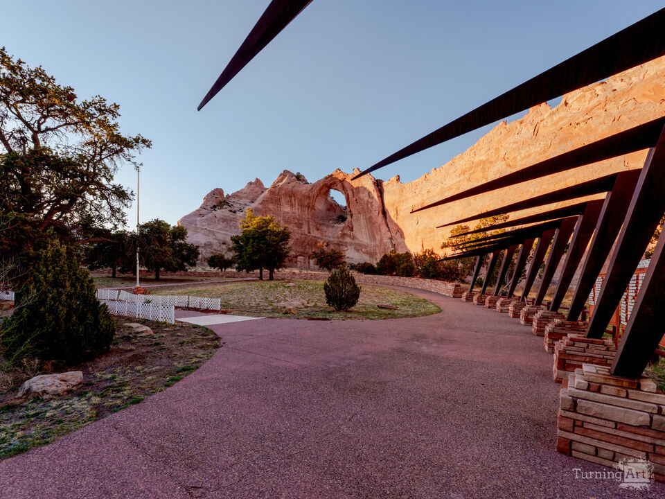 Window Rock Memorial View