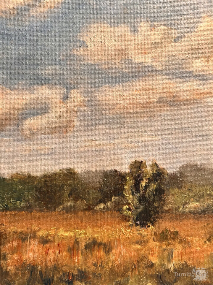 Along the Great Western Trail, plein air