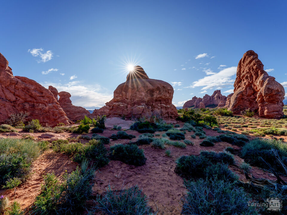 Arches Rock Formations Shadows And Light
