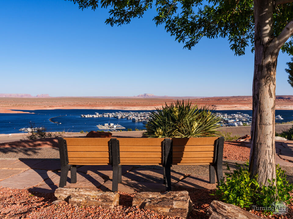 Bench View Of Lake Powell