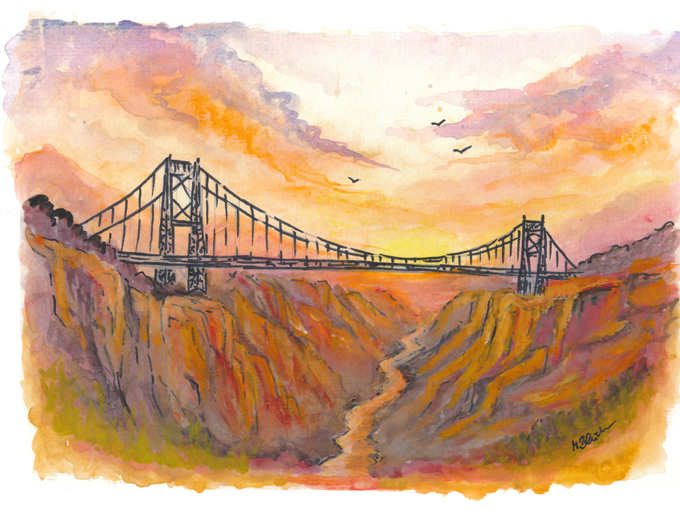 Sunlit Majesty over Colorado’s Royal Gorge Bridge