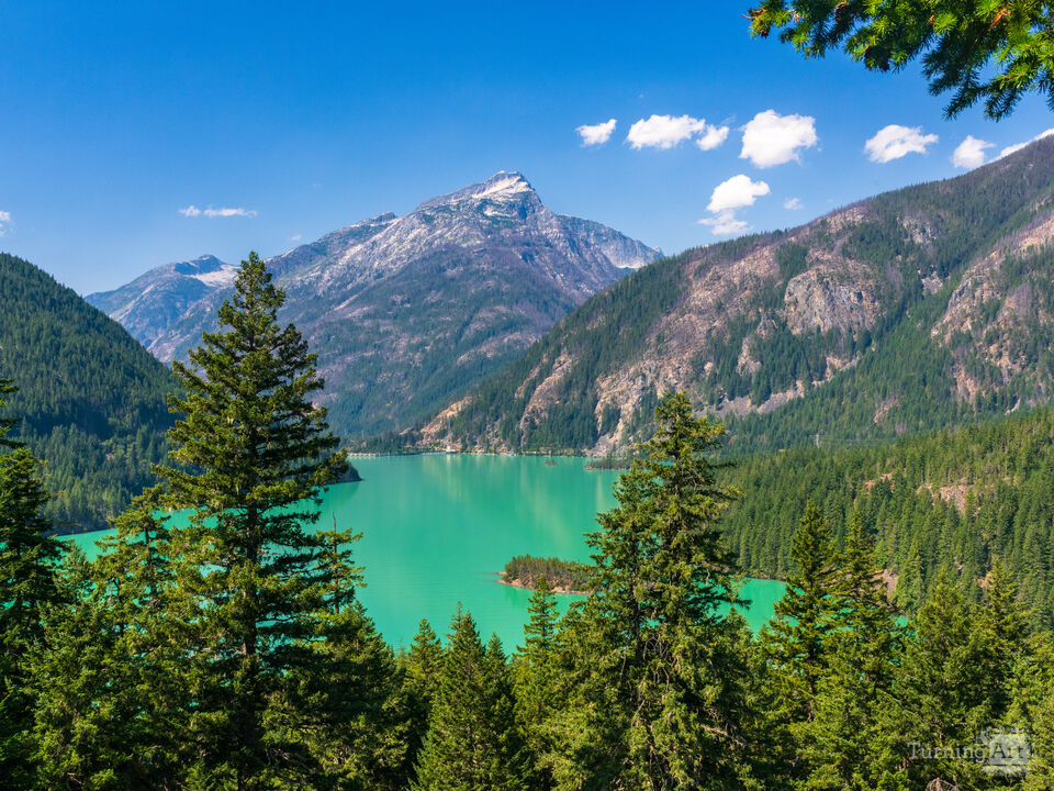 Diablo Lake in Cascades National Park