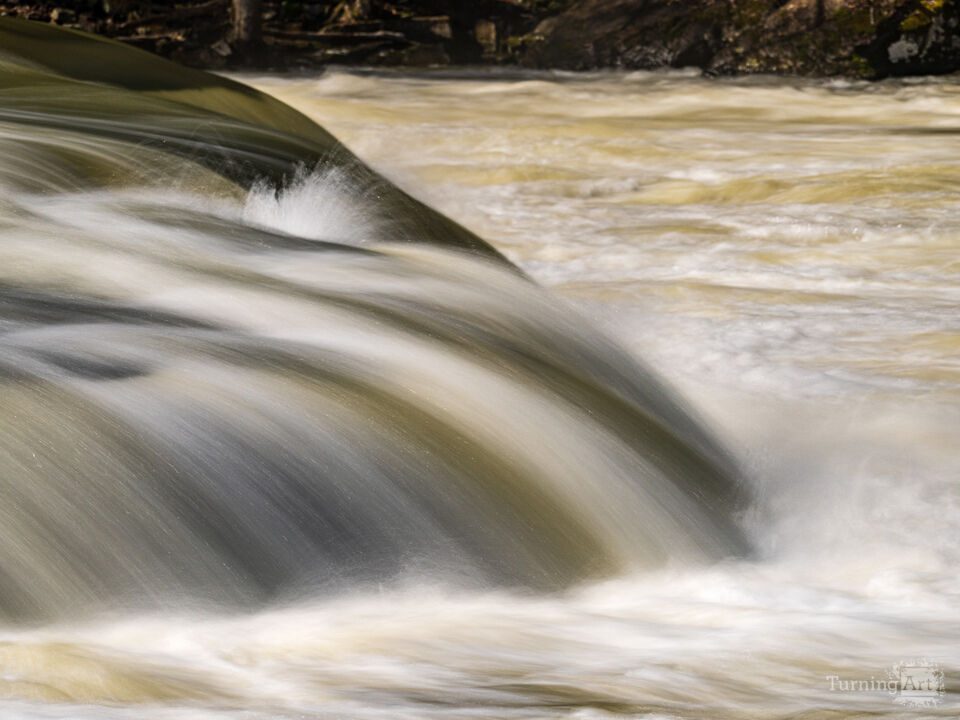 Raging waters of Valley Falls in WV