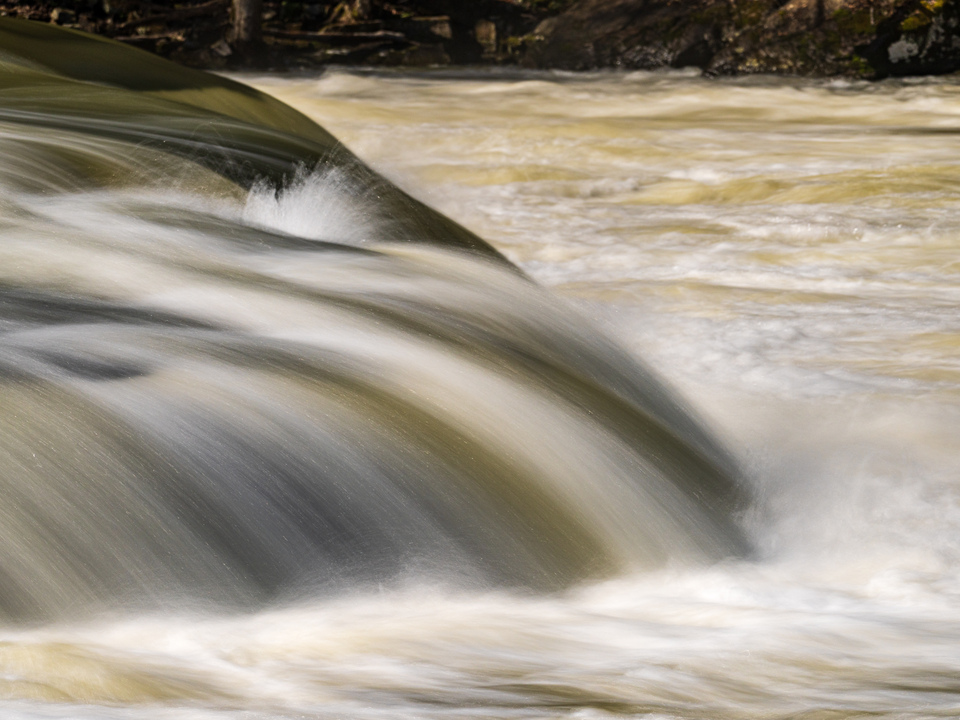 Raging waters of Valley Falls in WV