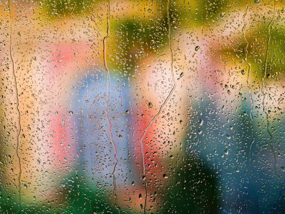 Rainy refractions in Budapest