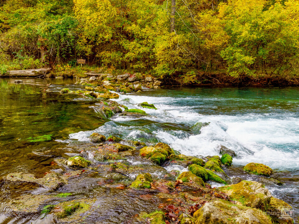 Cascading Waters Of Bennett Spring
