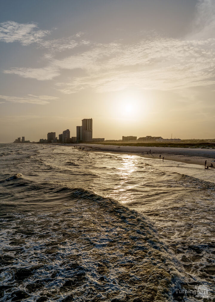 Golden Shoreline Of Alabama