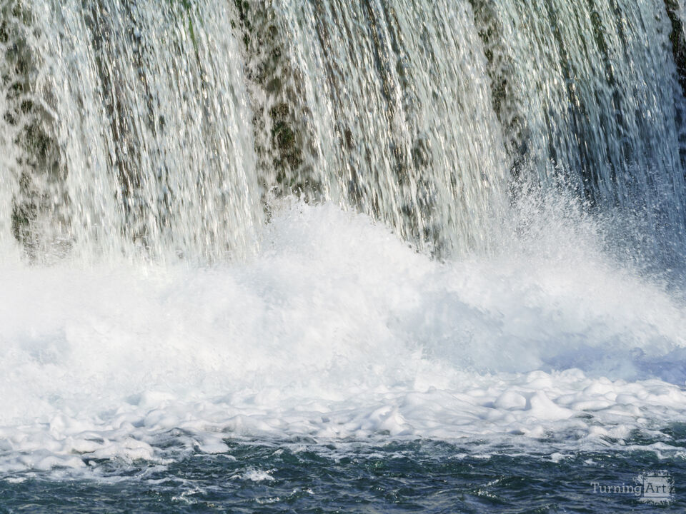 Rushing Waters Of Mammoth Spring