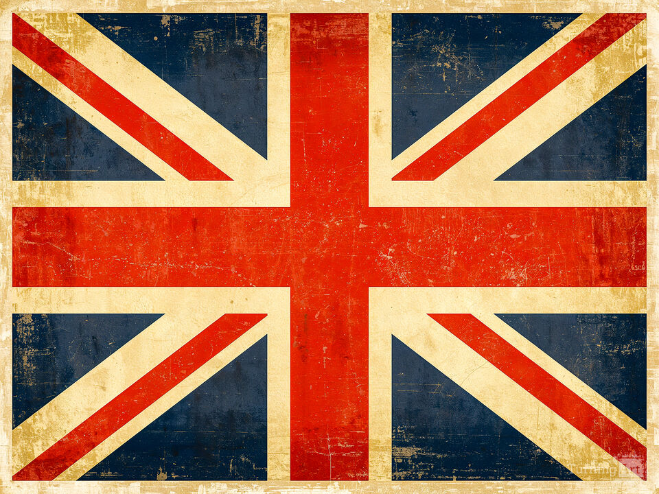 Distressed Union Jack Design