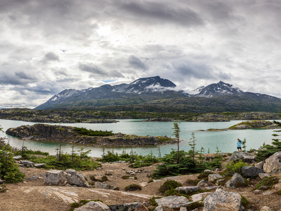 Stikine Region Mountains and Shallow Lake