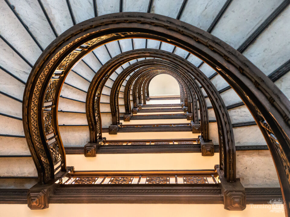 Rookery Oriel Staircase Iconic View