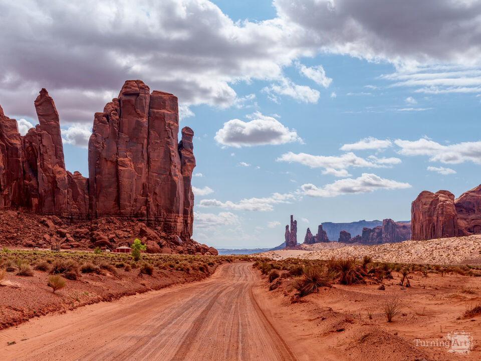 Monument Valley Scenic Road View