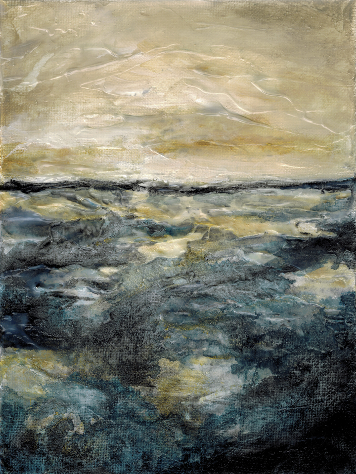 YOU EBB, I FLOW 2 - MOODY COASTAL OCEAN LANDSCAPE
