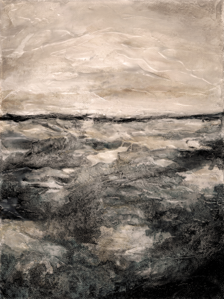 YOU EBB, I FLOW 4 - MOODY COASTAL OCEAN LANDSCAPE