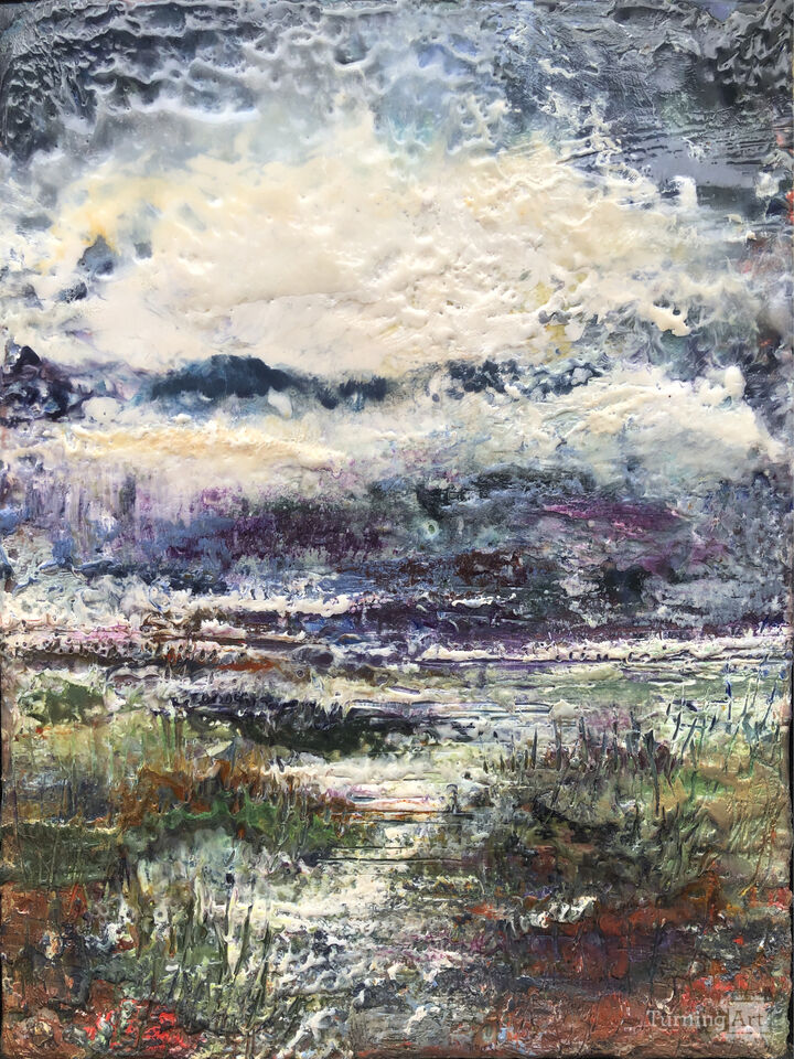 Encaustic Marshland