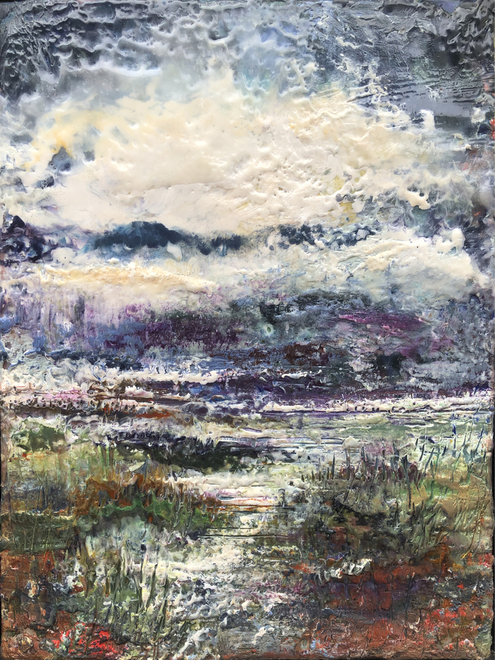 Encaustic Marshland