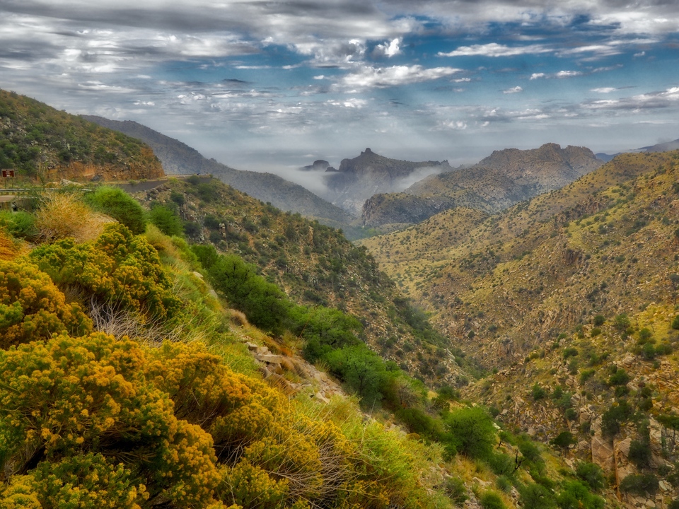 Thimble Peak and Clouds