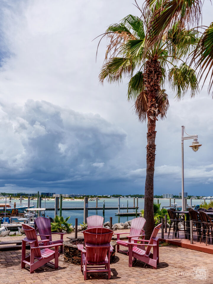 Lounging At Orange Beach Harbor 